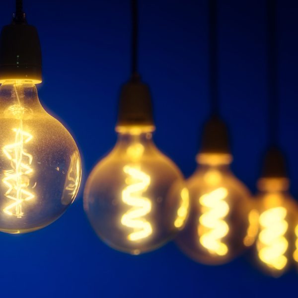 five light bulbs